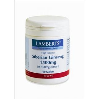 BestPharmacy.gr - Photo of Lamberts Siberian Ginseng 1500mg 60 Tabs