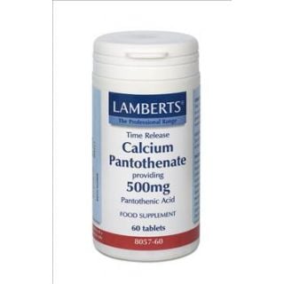 BestPharmacy.gr - Photo of Lamberts Calcium Pantothenate 500mg 60 Tabs
