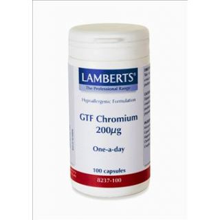 BestPharmacy.gr - Photo of Lamberts GTF Chromium 200mcg 100 Caps