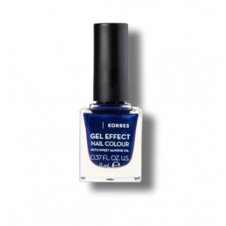 Korres Gel Effect Nail Colour Infinity Blue 87 Βερνίκι Νυχιών 11ml