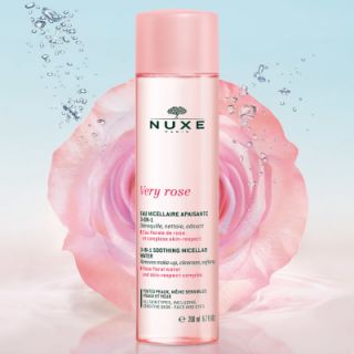 Nuxe Very Rose 3-in-1 Soothing Micellar Water 200ml Απαλό Νερό Καθαρισμού για Πρόσωπο & Μάτια