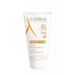 A-derma Protect AD Cream Very High Protection SPF 50+ 150ml Αντηλιακή Κρέμα Για Ατοπικό Δέρμα 