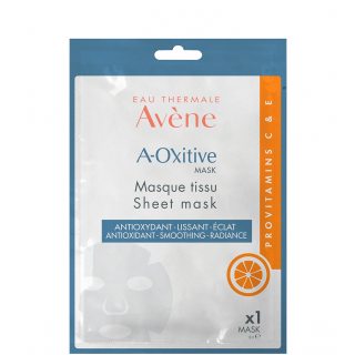 Avene A-Oxitive Mask 18ml Υφασμάτινη Μάσκα Με Αντιοξειδωτική Δράση Για Λείανση & Λάμψη