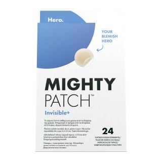 Hero. Mighty Patch Invisible+ Hydrocolloid Acne Patches 24pcs