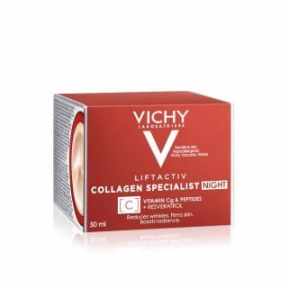 Vichy Liftactiv Collagen Specialist Night Cream 50ml Αντιγηραντική Κρέμα Νύχτας