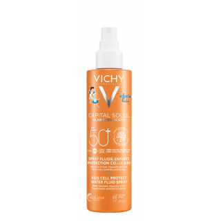 Vichy Capital Soleil Cell Protect Kids SPF50+ Παιδικό Αντηλιακό Spray για Πρόσωπο & Σώμα  200ml