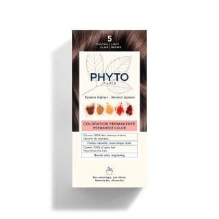 Phyto Phytocolor 5 Καστανό Ανοιχτό Μόνιμη Βαφή Μαλλιών