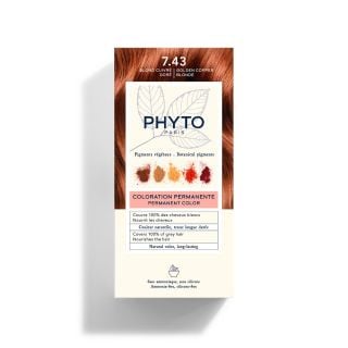 Phyto Phytocolor No7.43 Ξανθό Χρυσοχάλκινο Μόνιμη Βαφή 1τεμάχιο