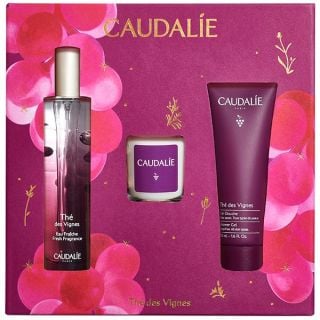 Caudalie Promo The des Vignes Γυναικείο Άρωμα 50ml & Αρωματικό Κερί 35g & Αφρόλουτρο 50ml