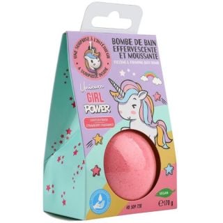 Take Care Unicorn Bath Bomb with Strawberry Scent & Surprise Gift 170g