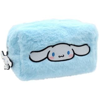 Take Care Cinnamoroll Blue Furry Pouch with Charm 1pc