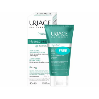 Uriage Promo Hyseac with 3-Regul Global Skincare Κρέμα κατά των Ατελειών 40ml & Δώρο Gel Προσώπου Σώματος για Βαθύ Καθαρισμό 50ml