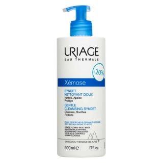 Uriage Xemose Syndet Gentle Cleansing Gel-Cream for Dry & Atopy-Prone Skin Soap-Free 500ml 