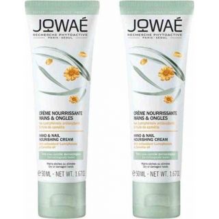 Jowae Hand and Nail Nourishing Cream 2x50ml Θρεπτική Κρέμα Χεριών & Νυχιών για Ξηρά ή Ταλαιπωρημένα Χέρια