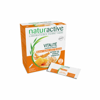 Naturactive Vitalite 15 φακελίσκοι Συμπλήρωμα διατροφής για άμεση τόνωση, ενέργεια & ευεξία