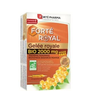Forte Pharma Bio Βιολογικός Βασιλικός Πολτός 2000mg 20x10ml 