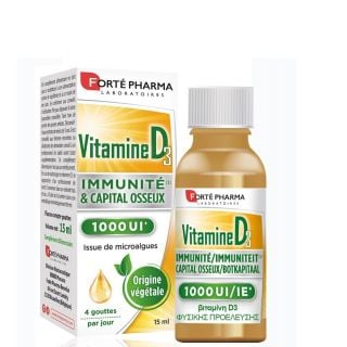 Forte Pharma Vitamin D3 1000IU 15ml Συμπλήρωμα Διατροφής με Βιταμίνη D3 σε Υγρή Μορφή