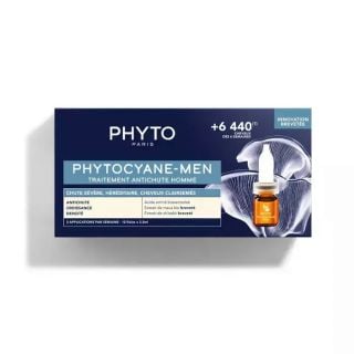 Phyto Phytocyane Αγωγή για την 'Εντονη Ανδρική Τριχόπτωση Λόγω Κληρονομικότητας Αμπούλες 12x3.5ml