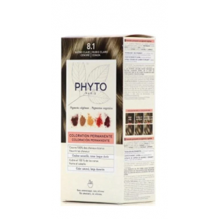 Phyto Phytocolor 8.1 Ανοιχτό Ξανθό Σταχτί Μόνιμη Βαφή Μαλλιών 50ml