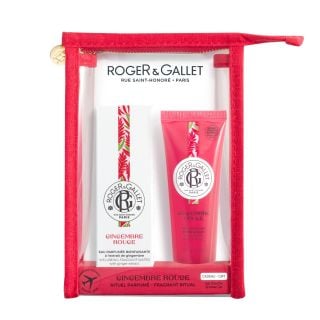 Roger & Gallet Gift Set Gingembre Rouge Water Perfume 30ml & Wellbeing Shower Gel 50ml