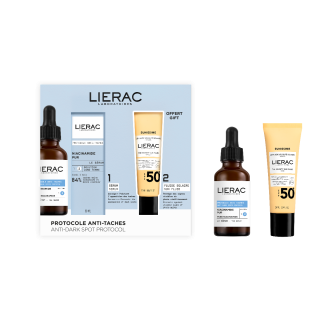 Lierac Promo Anti-Dark Spots Protocol The Serum 30ml & Free The Velvety Sun Fluid Spf50+ 25ml