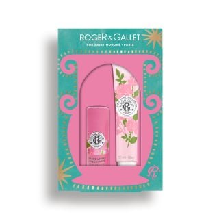 Roger & Gallet 2025 Rose Set: Ενυδατικό Balm Χειλιών 3.5gr & Κρέμα Χεριών 30ml