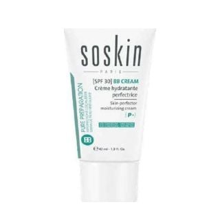 Soskin BB Cream SPF30 Skin Perfector Moisturizing 40ml Αντηλιακή Ενυδατική Kρέμα με Xρώμα 01 Light