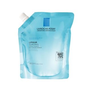 La Roche Posay Lipikar Surgras Refill 400ml Καθαριστικό Προσώπου & Σώματος για Ξηρό Δέρμα