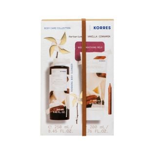 Korres Promo Herbarium of Vanilla Cinnamon Αφρόλουτρο 250ml & Γαλάκτωμα Σώματος 200ml