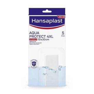 Hansaplast Aqua Protect 4XL Sterile Strips 10 x 20cm 5pcs