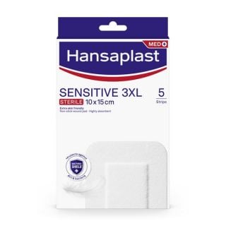 Hansaplast Sensitive 3XL Sterile Strips For Larger And Post-Operative Wounds10 X 15cm 5pcs