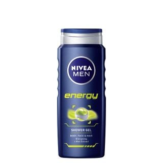 Nivea Men Energy Gel Καθαρισμού Για Πρόσωπο Μαλλιά & Σώμα 500ml 