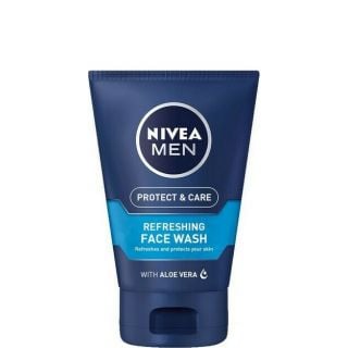Nivea Protect & Care Deep Cleaning Face Wash 100ml Αναζωογονητικό Gel Καθαρισμού για Άνδρες