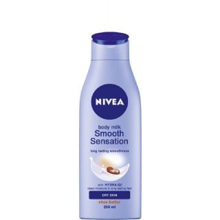 Nivea Body Milk Smooth Sensation Ενυδατικό Γαλάκτωμα Σώματος για Ξηρές Επιδερμίδες 250ml