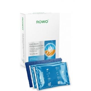 Rowo Επίθεμα Gel με Velcro & Ελαστική Ταινία Στερέωσης 12x16 cm 2τεμ