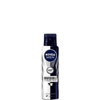 Nivea Men Deo Black & White Invisible Original Spray 48h 150ml Ανδρικό Αποσμητικό Κατά των Λεκέδων