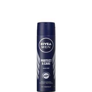 Nivea Men Protect & Care Quick Dry Spray Ανδρικό Αποσμητικό 48ωρης Προστασίας 150ml