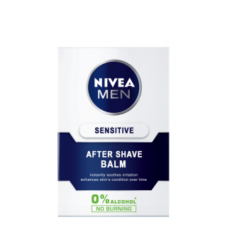 Nivea Men Sensitive After Shave Balm 100ml Απαλό Καταπραϋντικό Γαλάκτωμα για Μετά το Ξύρισμα