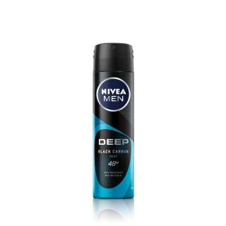 Nivea Men Deep Black Carbon Beat Ανδρικό Αποσμητικό Spray 48ωρης Προστασίας 150ml