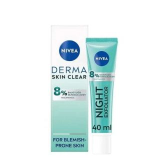 Nivea Derma Skin Clear Night Exfoliator Απολεπιστικό Νυκτός Προσώπου κατά των Πόρων 40ml