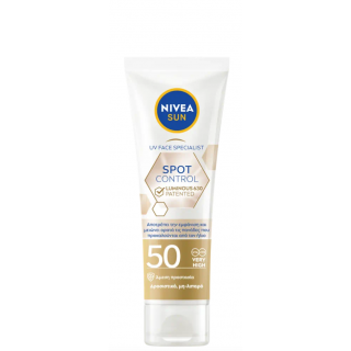 Nivea Sun UV SPF50+ Αντηλιακό Προσώπου κατά των Κηλίδων 40ml