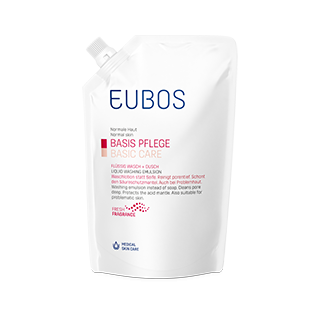 Eubos Liquid Washing Emulsion Refill Red 400ml Ανταλλακτικό Υγρό Καθαρισμού