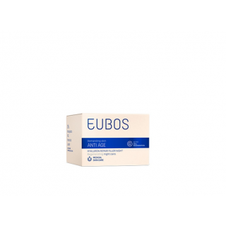 Eubos Cream Hyaluron Night Repair 50ml Κρέμα Νυχτός με Υαλουρονικό Οξύ