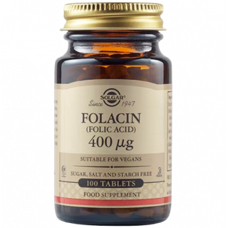 Solgar Folic Acid 400μg 100 Tabs