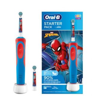 Oral-B Vitality Starter Pack Kids Spiderman Παιδική Ηλεκτρική Οδοντόβουρτσα 3+ ετών 1τεμάχιο