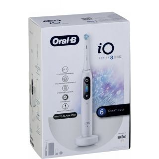 Oral-B iO Series 8 Magnetic White Alabaster Hλεκτρική Οδοντόβουρτσα 1τεμάχιο