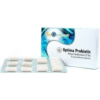 Viogenesis Optima Probiotic 30κάψουλες Μείγμα Προβιοτικών για Υγεία Γαστρεντερικού