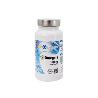 Viogenesis Omega 3 Fish Oil 1000mg 60κάψουλες Ιχθυέλαιο Ω3
