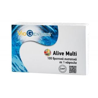 Viogenesis Alive Multi 60κάψουλες Πολυβιταμίνη με 100 Θρεπτικά Συστατικά