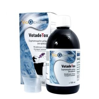 Viogenesis Votadetox Liquid 500ml Συμπυκνωμένο μείγμα φυτικών εκχυλισμάτων, αντιοξειδωτικών & βιταμινών